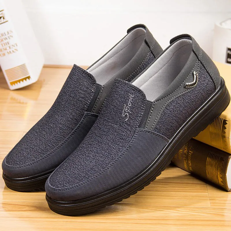 2022 Canvas Shoes Men Summer Classic Loafers Men Casual Shoes Breathable Walking Flat Men Shoes Zapatos Sneakers Plus Size 46
