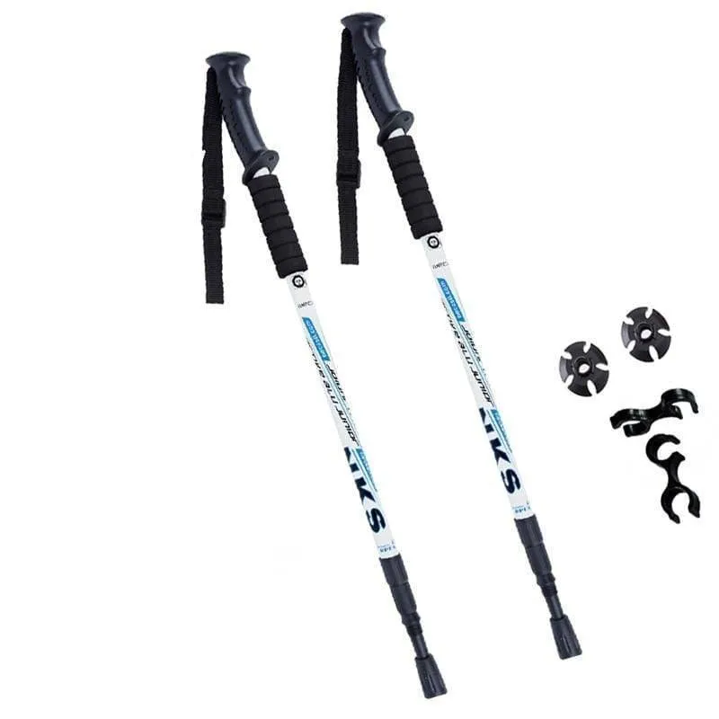 2Pcs Anti Shock Nordic Walking Sticks For Trekking & Hiking