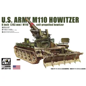 AFV Club 1/35 US Army 8inch 203mm M110 Self Propelled Howitzer Plastic Model Kit [AF35110]**