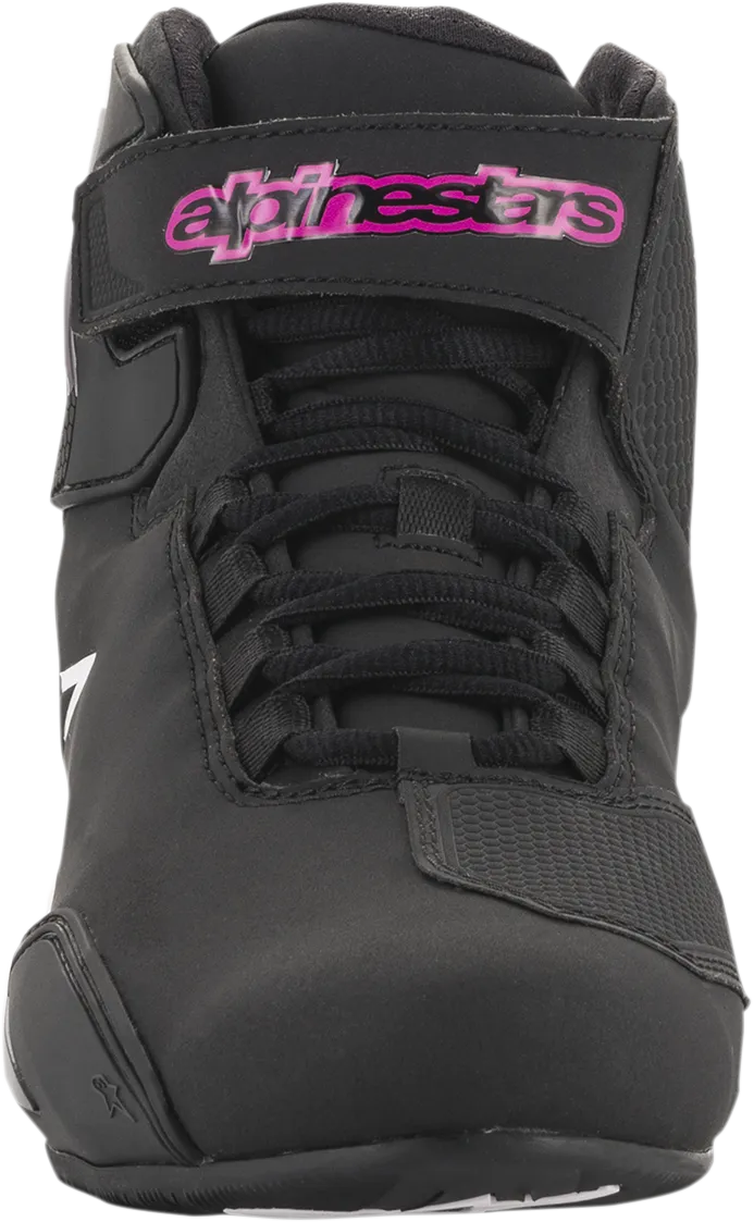 ALPINESTARS Women's Sektor Shoes - Black/Pink - US 7.5 251571910397.5