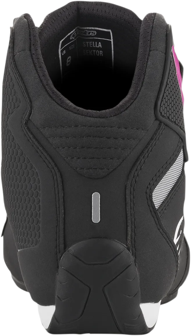 ALPINESTARS Women's Sektor Shoes - Black/Pink - US 7.5 251571910397.5