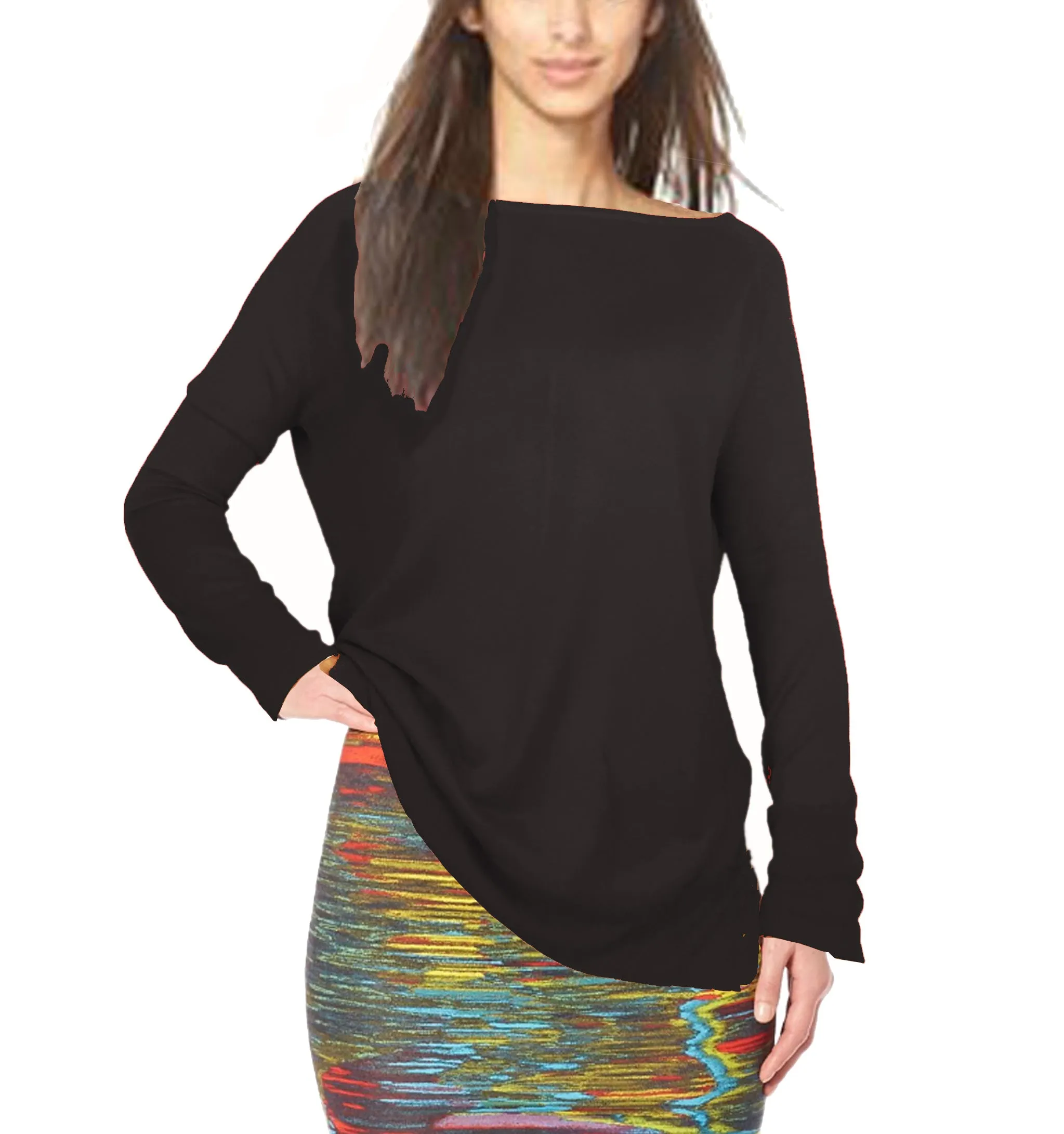 ASHORE WOMENS CLASSIC FINE LONG SWEATERS