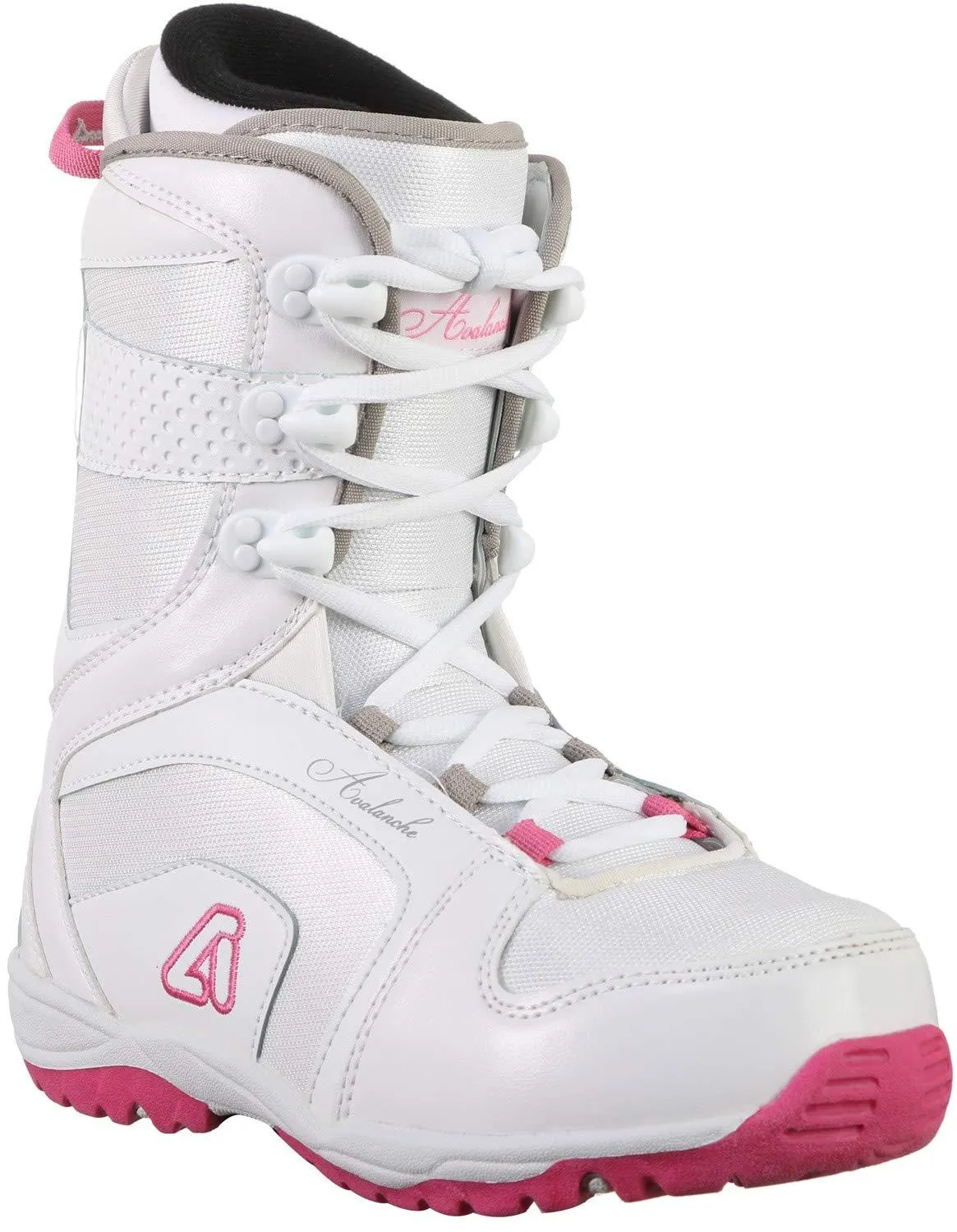 Avalanche Eclipse Womens Snowboard Boots Size 9 White/Pink - New