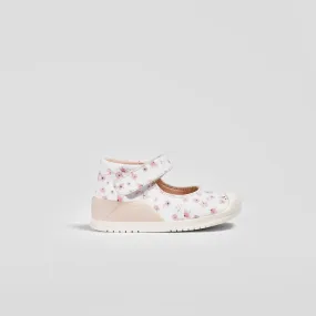 Baby's Pink Flowers Print onMicro® Mary Janes