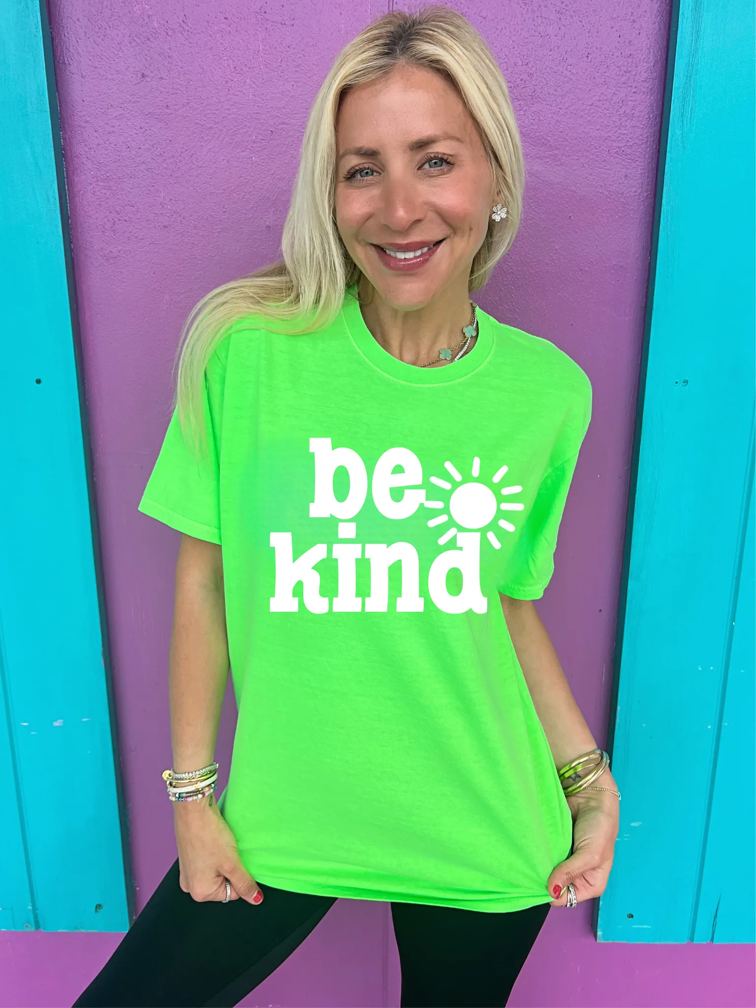 Be Kind Lime Sorbet Tee