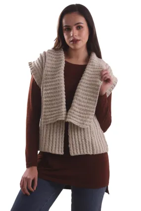 Beige Chunky Cardigan