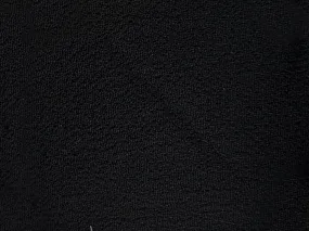 Black Plain 60 Grams Georgette Fabric