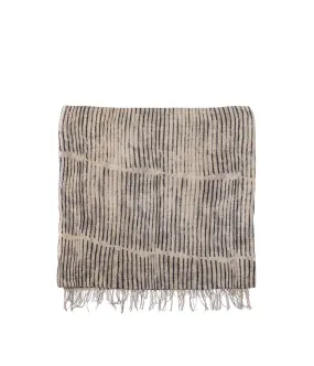 Brown Striped Scarf