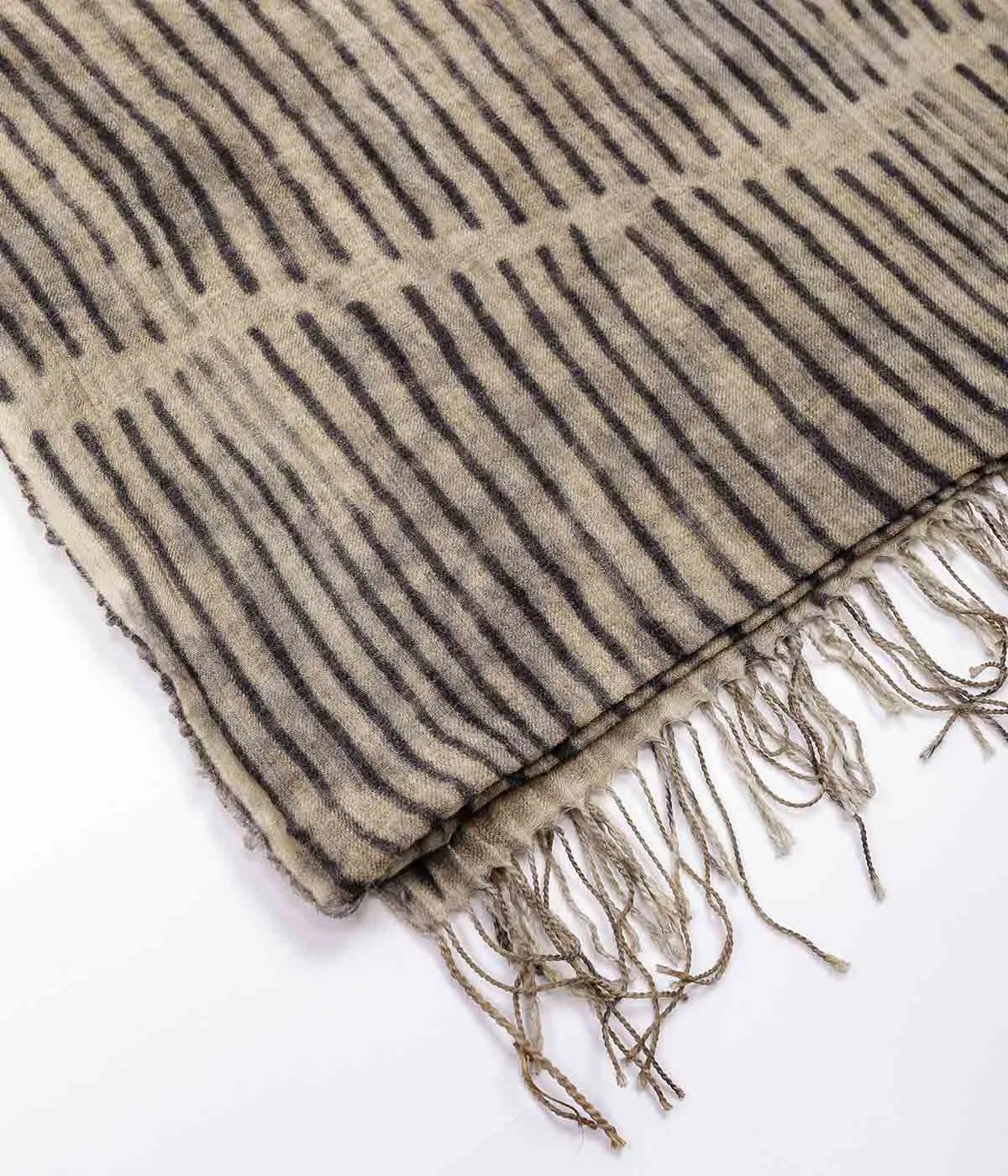 Brown Striped Scarf