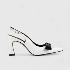 Bulbul Slingback Heel White CAR5023