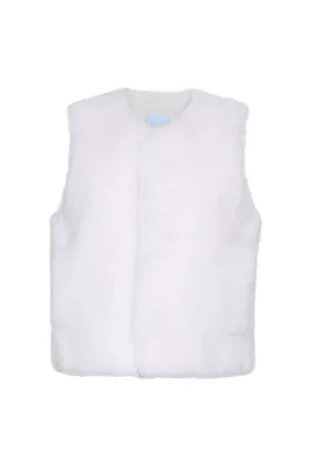 Burgess Shearling Vest - Vanilla
