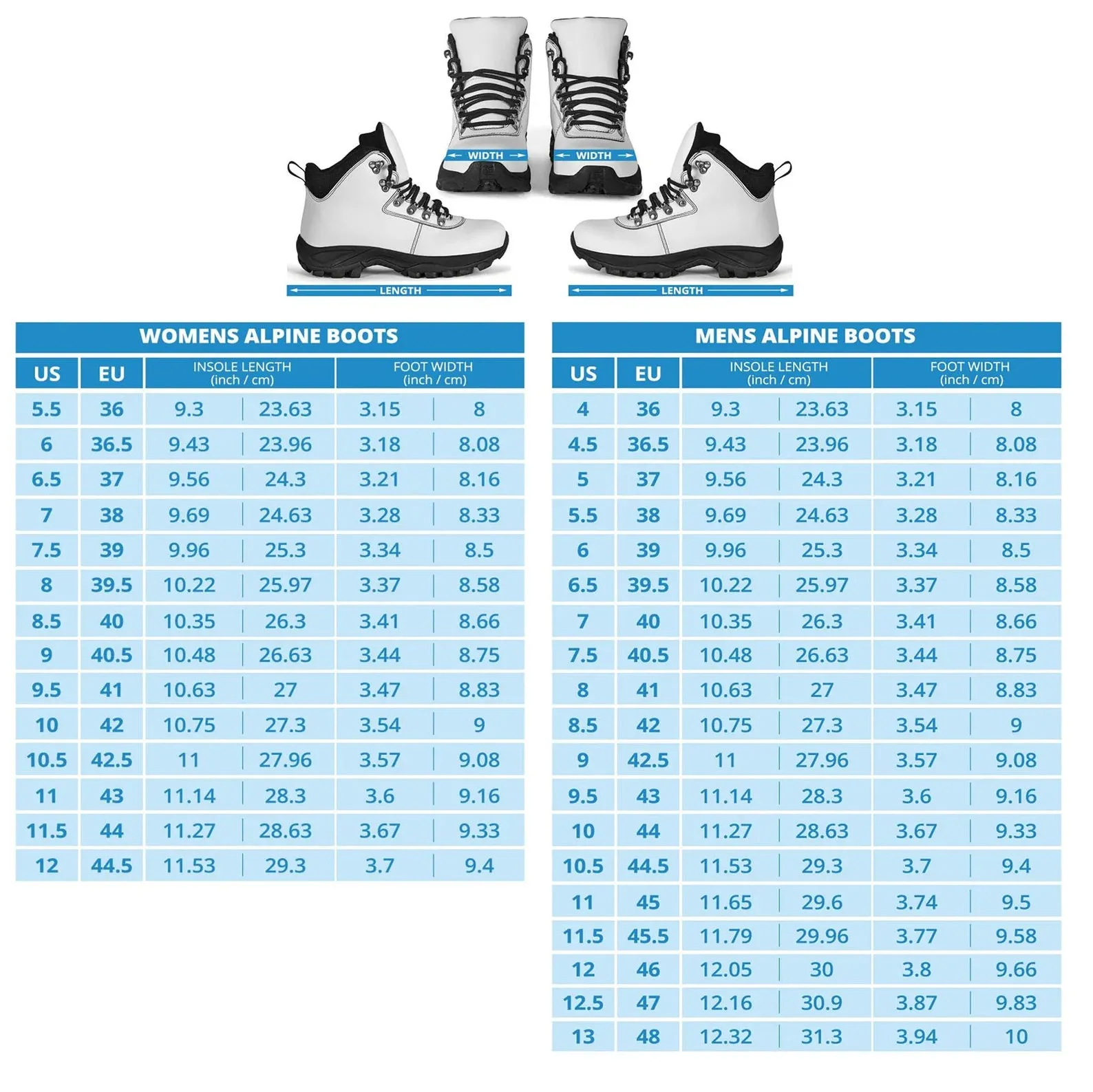 Camouflage Women's Alpine Boots