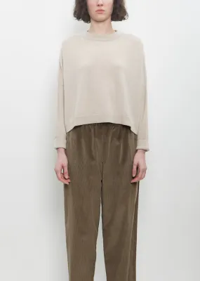 Cashmere Chunky Sweater — Natural