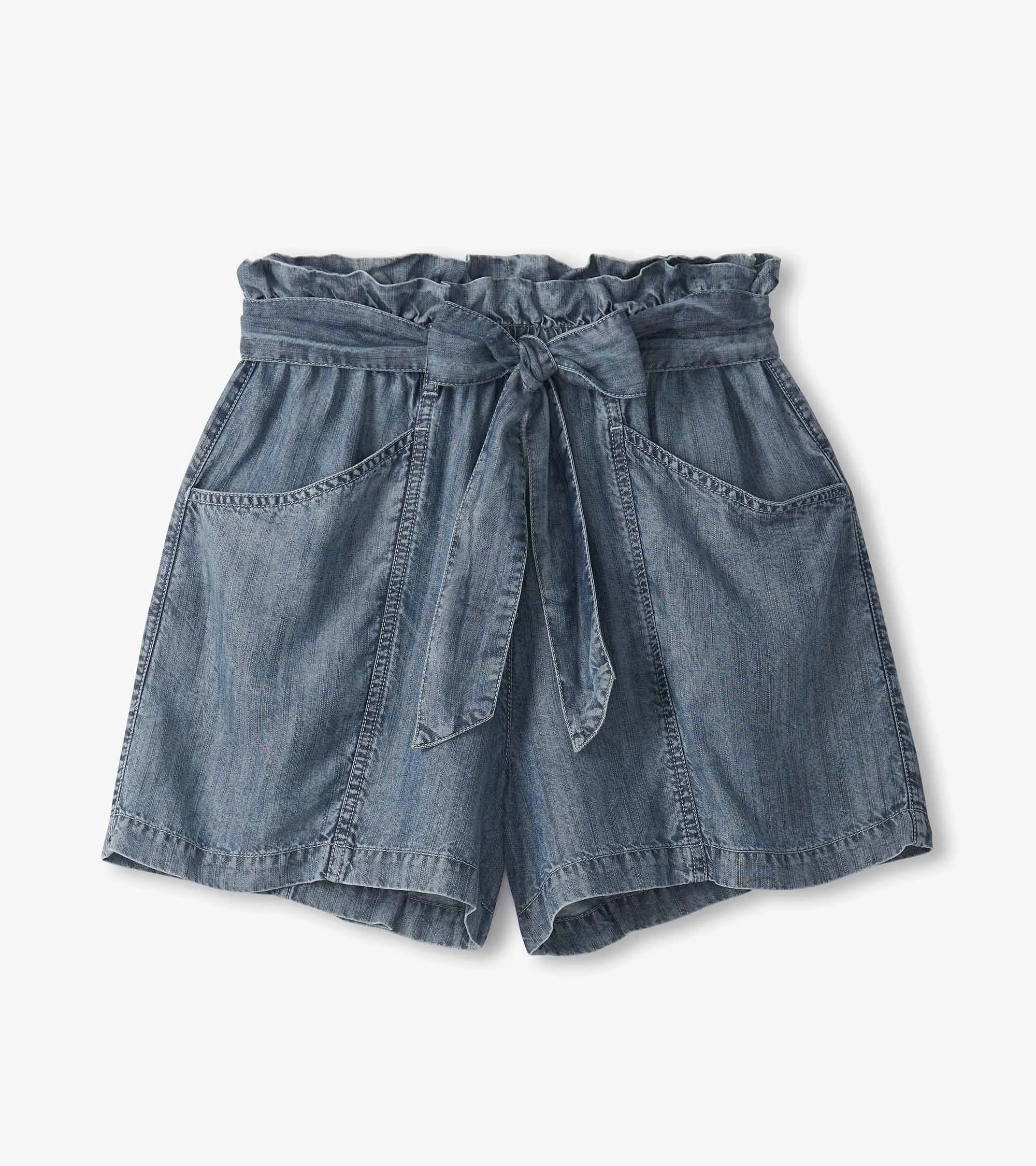 Cassie Shorts - Blue Acid Wash