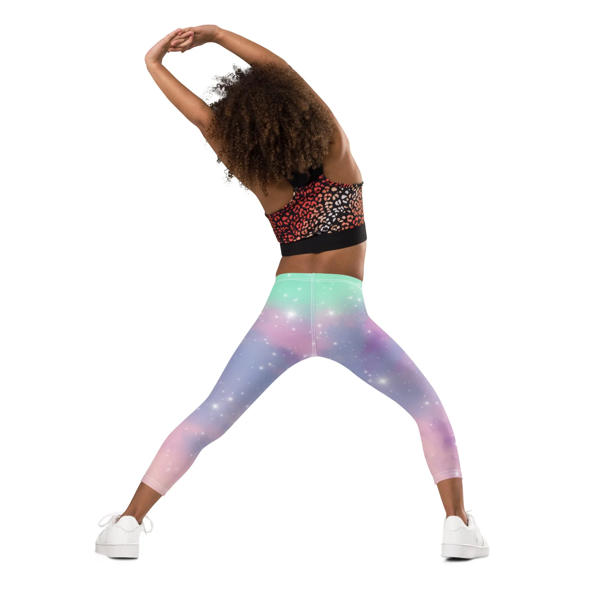 Cosmic Pastel Star Leggings