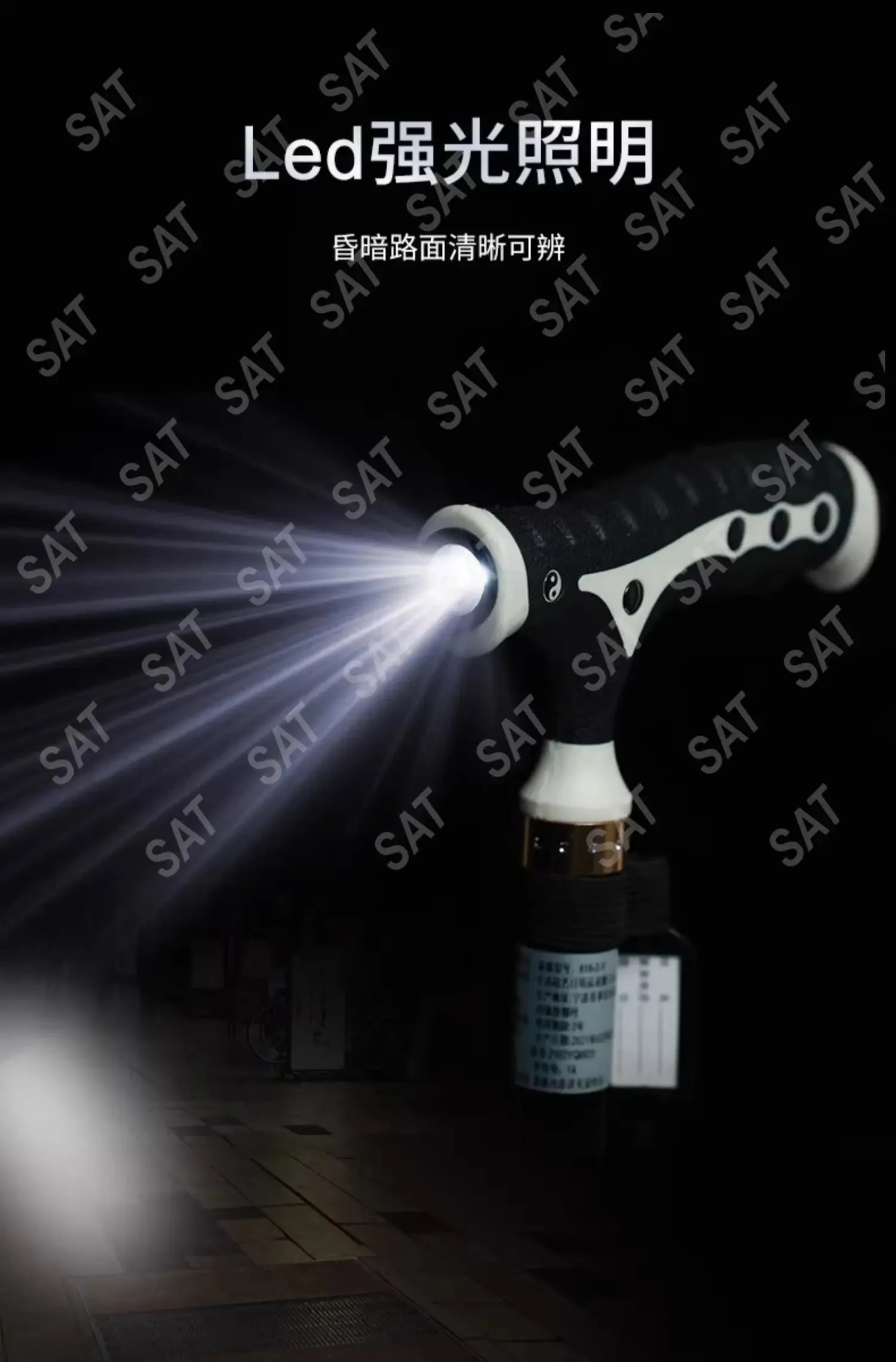 Crutches for elderly people with anti slip fractures, medical four legged walking aids, telescopic canes, elderly handrail