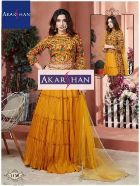 Designer High Low Cut Readymade Lehenga