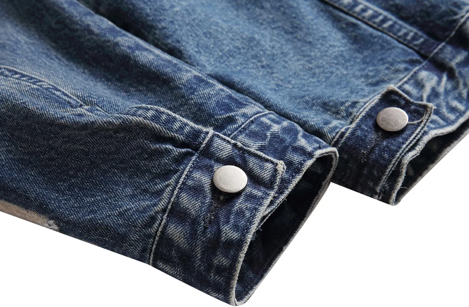 Distressed Slim Denim Jacket