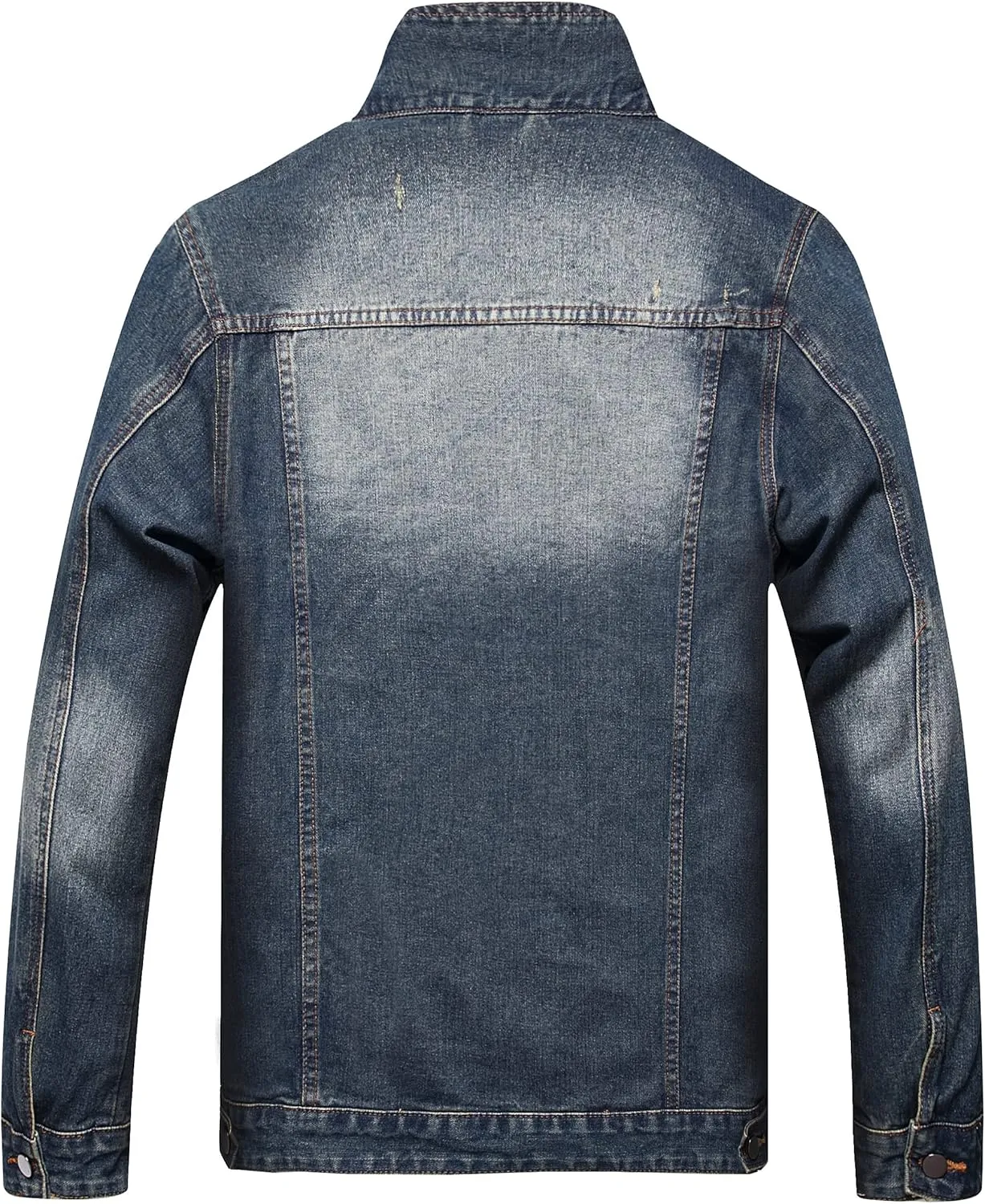 Distressed Slim Denim Jacket