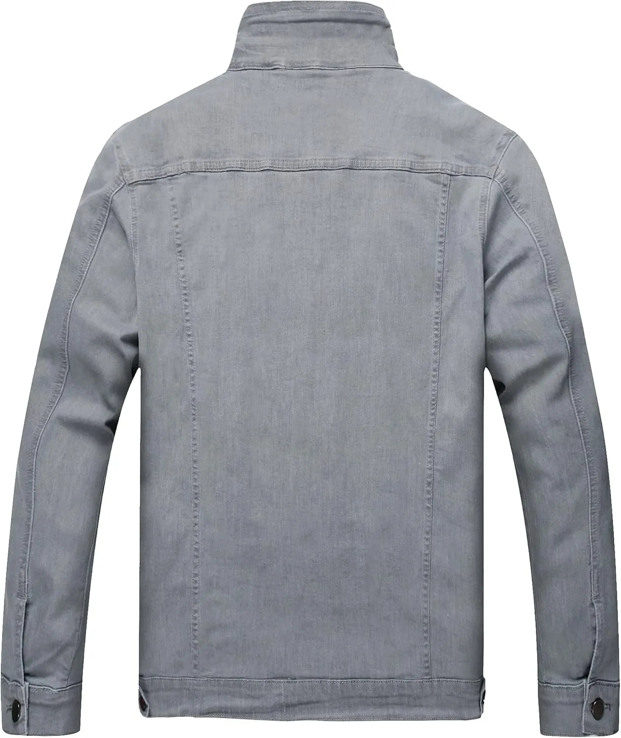 Distressed Slim Denim Jacket