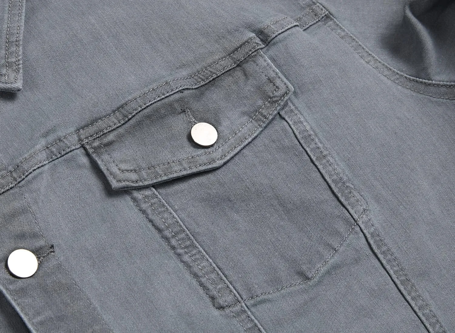 Distressed Slim Denim Jacket