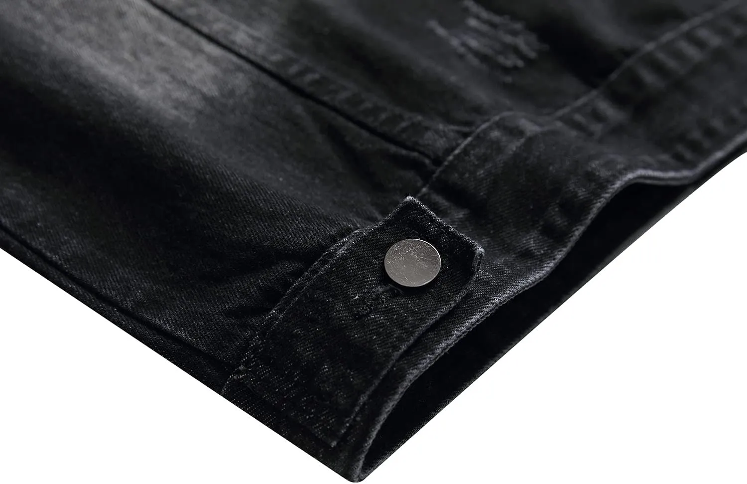 Distressed Slim Denim Jacket