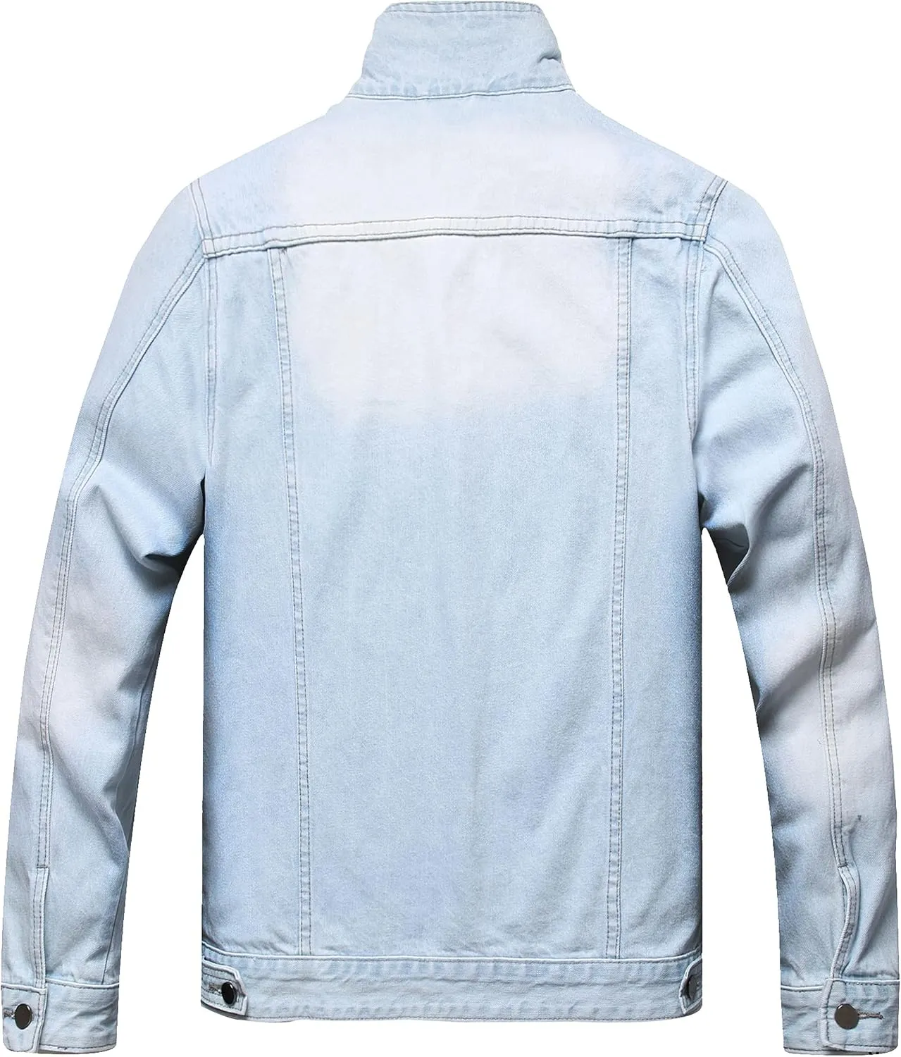 Distressed Slim Denim Jacket