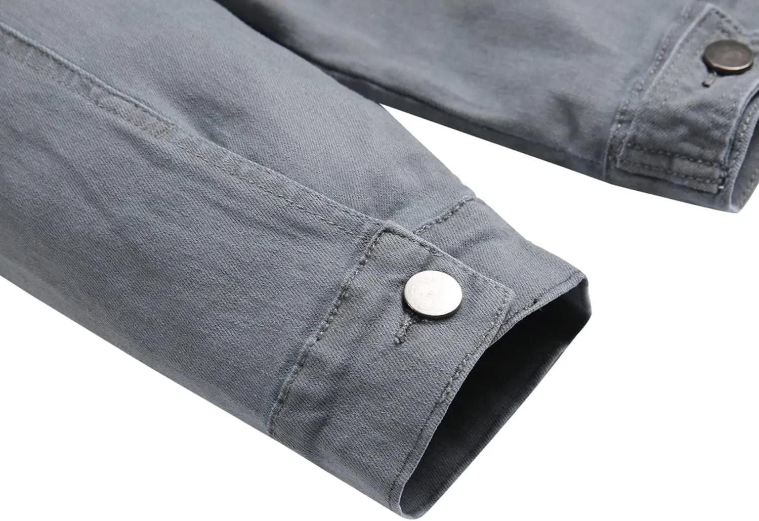 Distressed Slim Denim Jacket