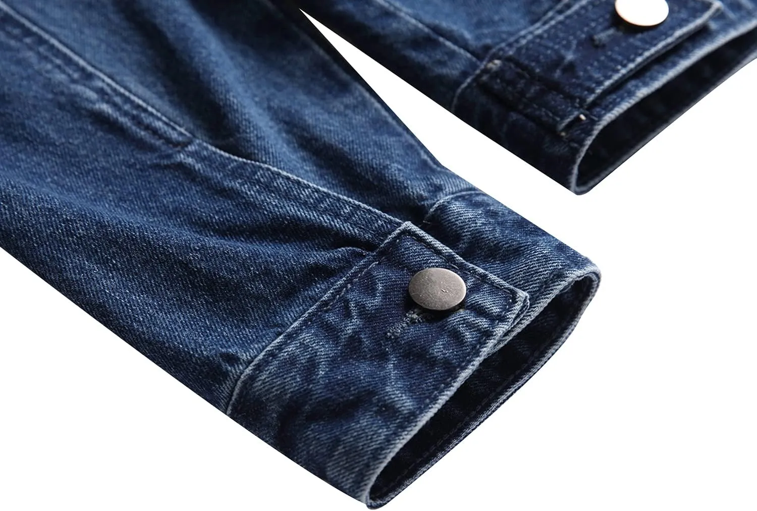 Distressed Slim Denim Jacket