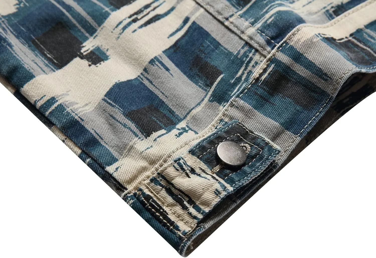 Distressed Slim Denim Jacket