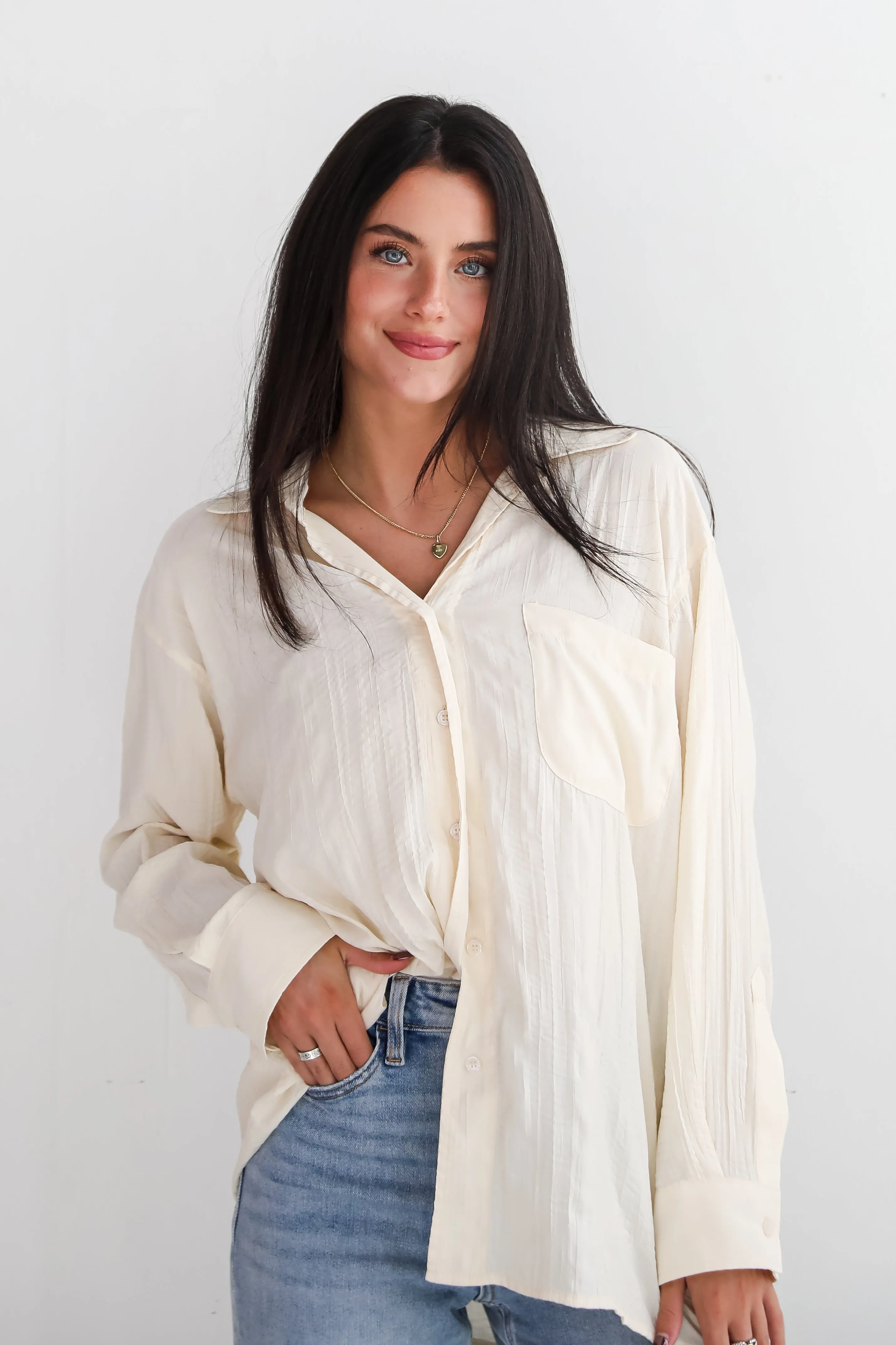 FINAL SALE - Obviously Perfect Button-Up Blouse
