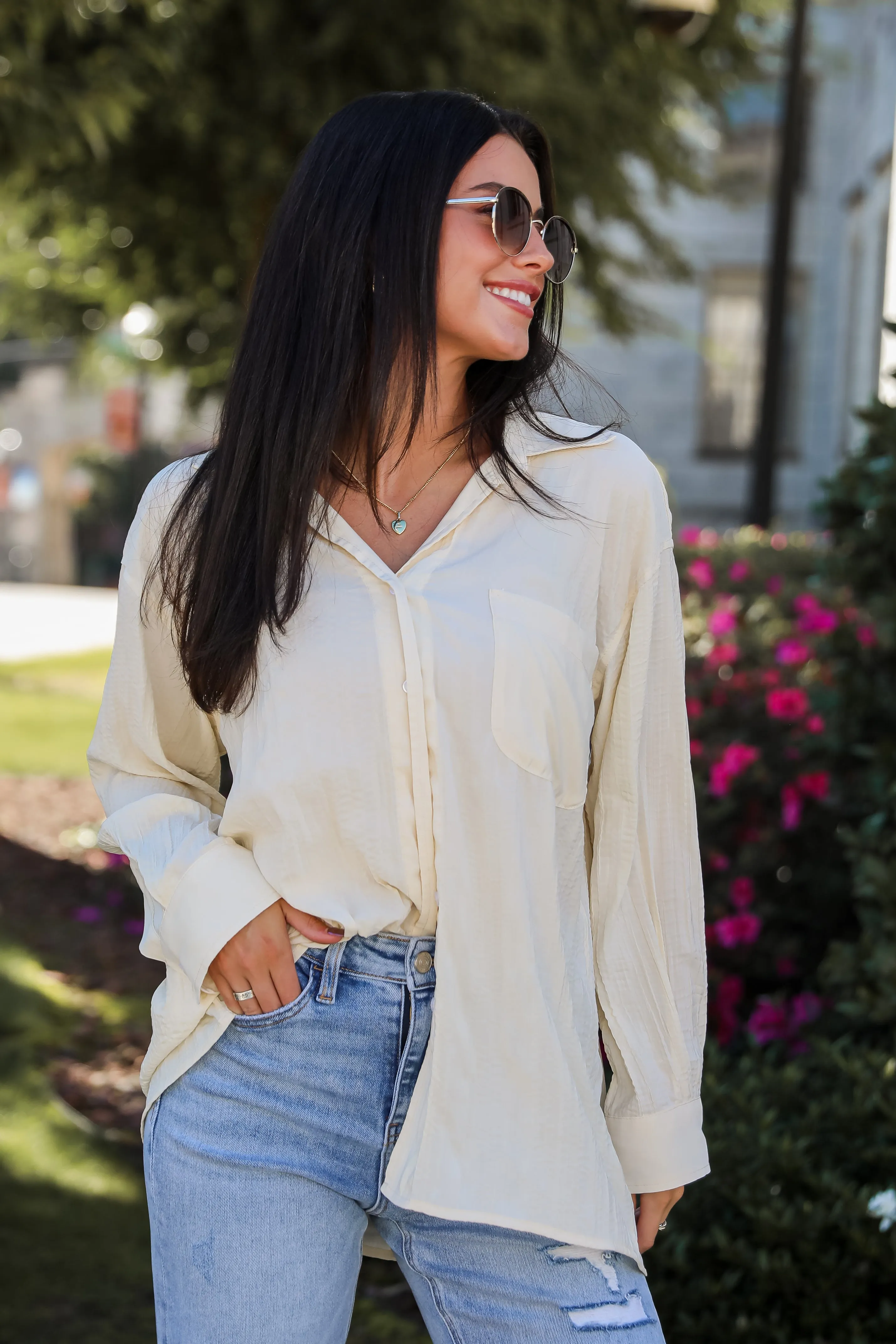 FINAL SALE - Obviously Perfect Button-Up Blouse