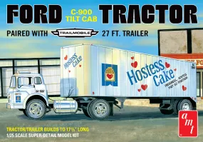 Ford C900 Hostess Truck with Trailer 1:25 Scale Model Kit | 1221 | AMT