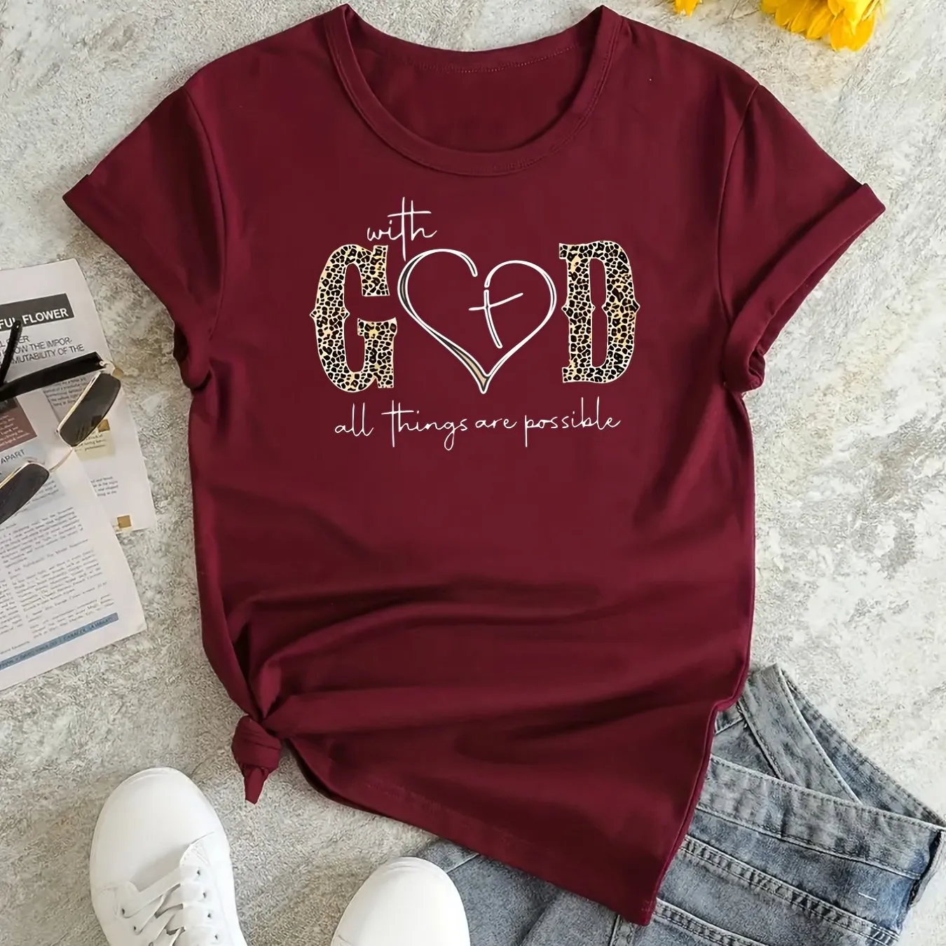 God Anything Possible Women's T-Shirt