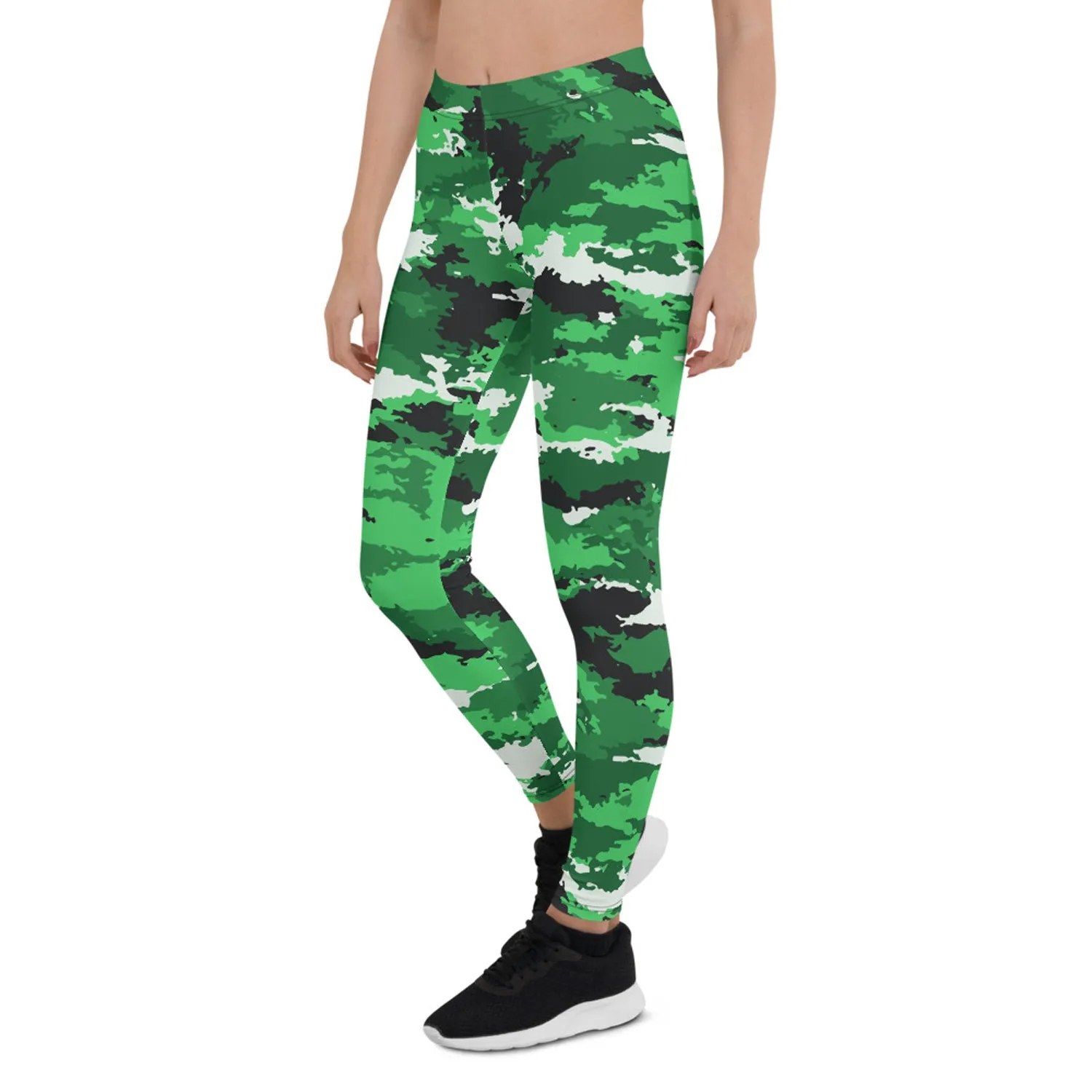 Green Camo Leggings