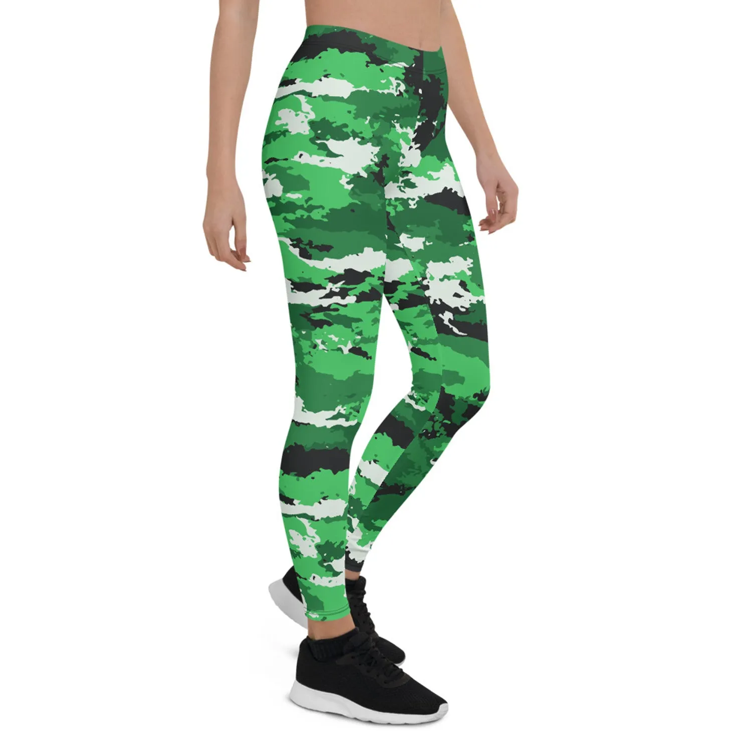 Green Camo Leggings