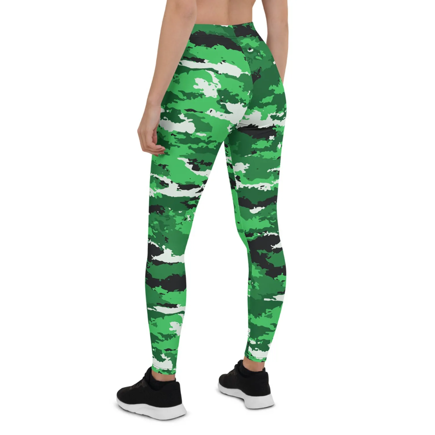 Green Camo Leggings