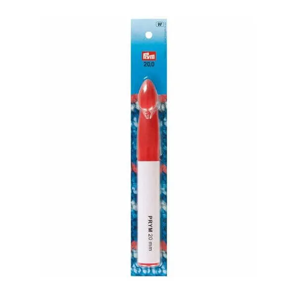 Haberdashery Crochet Accessories 17cm Crochet Hook 20mm Prym Plastic Crochet Hook
