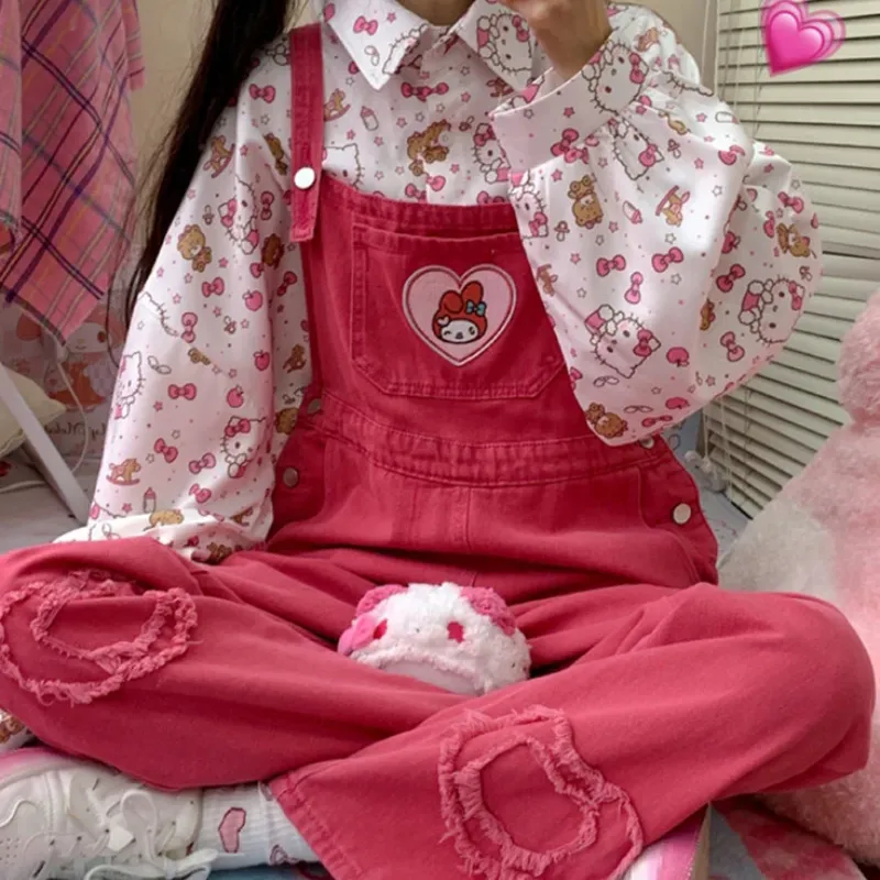 Kawaii Girls Overalls/Trousers