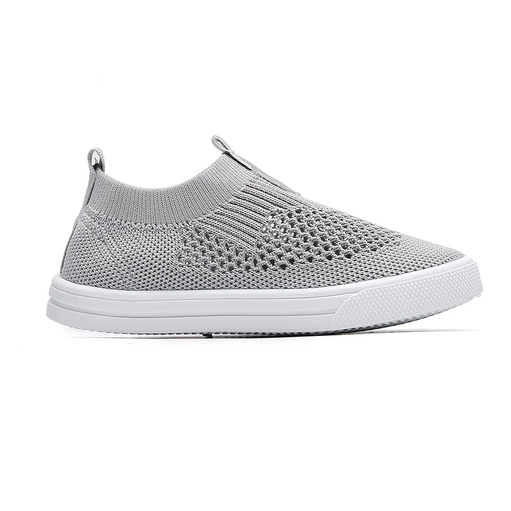 Kids Slip on Sneakers Breathable Flat Shoes for Running Walking Cycling(Toddler/Little Kid)