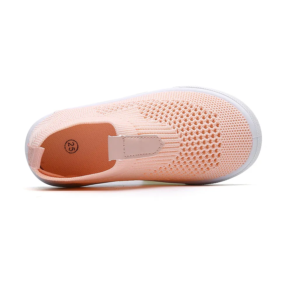 Kids Slip on Sneakers Breathable Flat Shoes for Running Walking Cycling(Toddler/Little Kid)