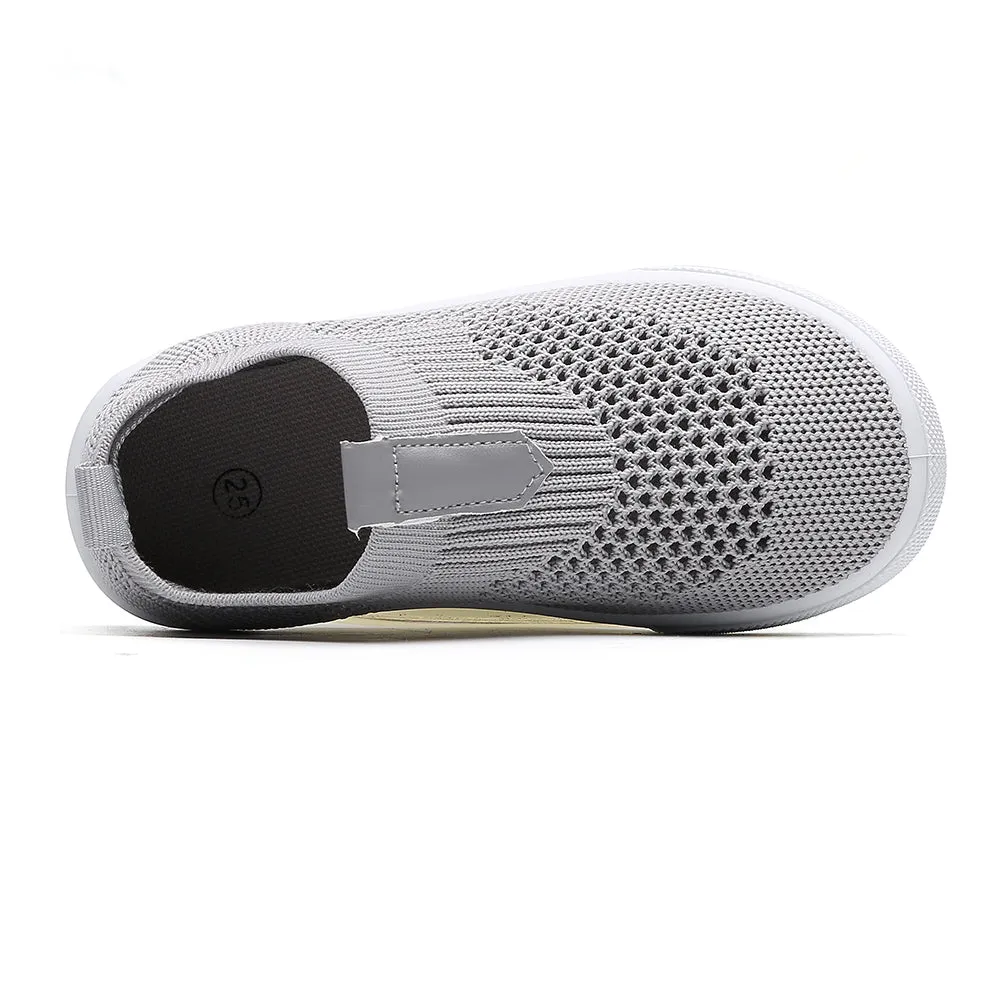 Kids Slip on Sneakers Breathable Flat Shoes for Running Walking Cycling(Toddler/Little Kid)