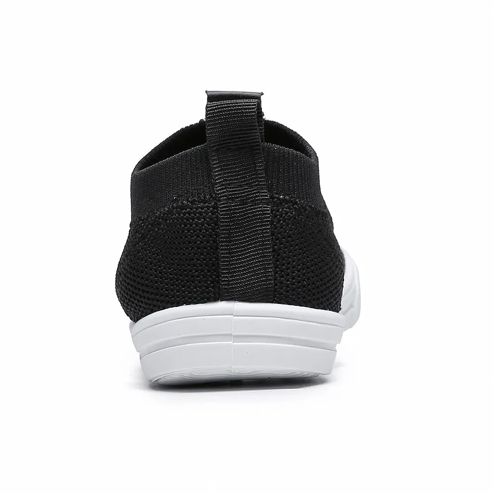 Kids Slip on Sneakers Breathable Flat Shoes for Running Walking Cycling(Toddler/Little Kid)