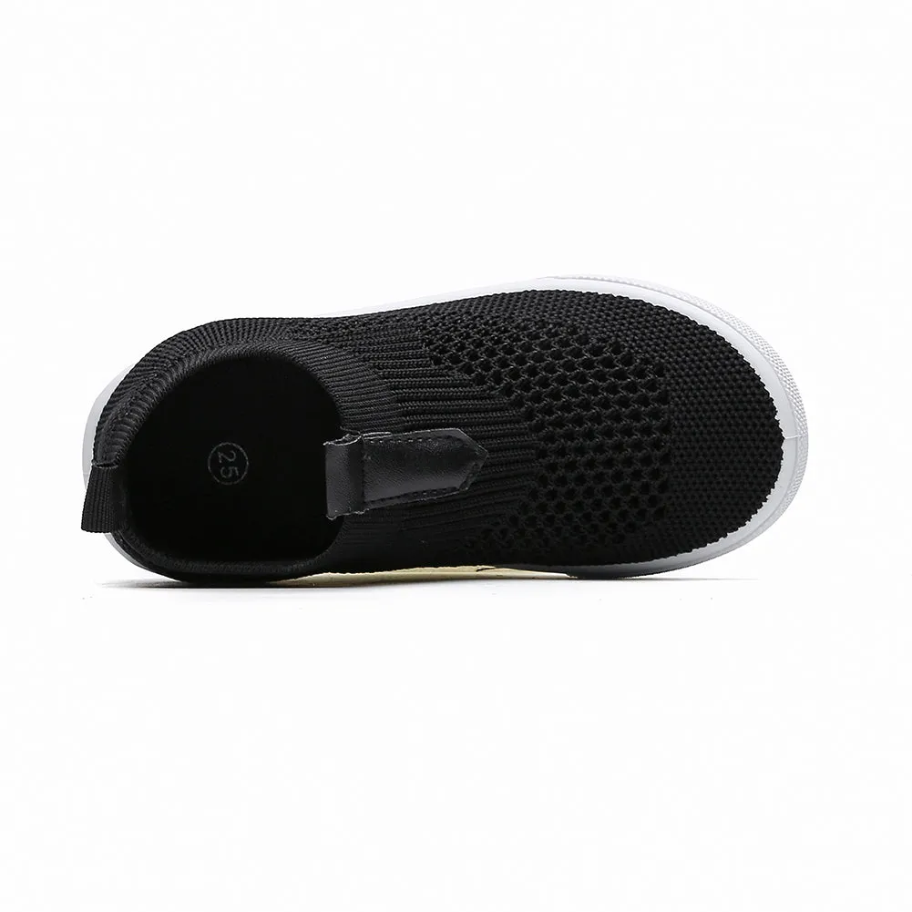 Kids Slip on Sneakers Breathable Flat Shoes for Running Walking Cycling(Toddler/Little Kid)