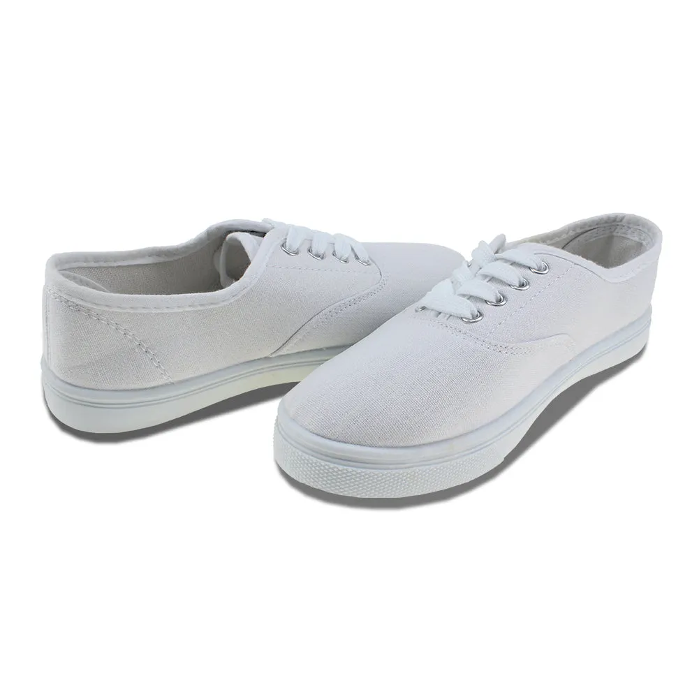 Kids White Church Uniform Slip on Shoes Casual Walking Sneaker