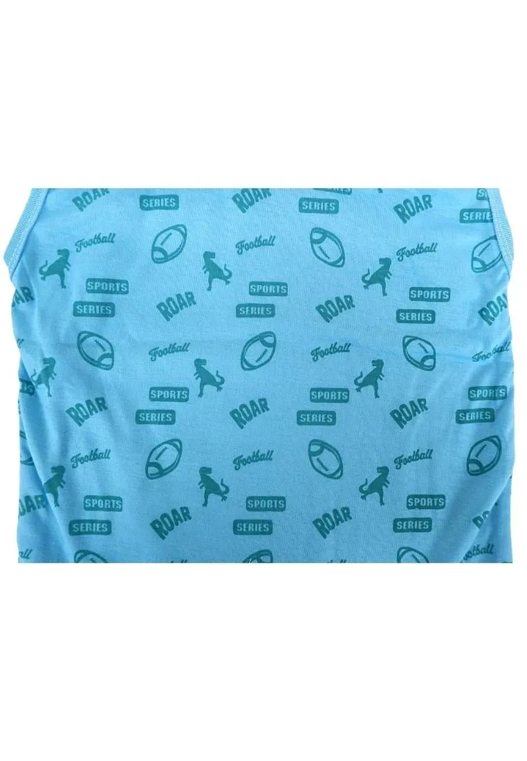 Landmark Muscle Shirt 2 in 1 color Astronaut Dark Blue/Mint Green