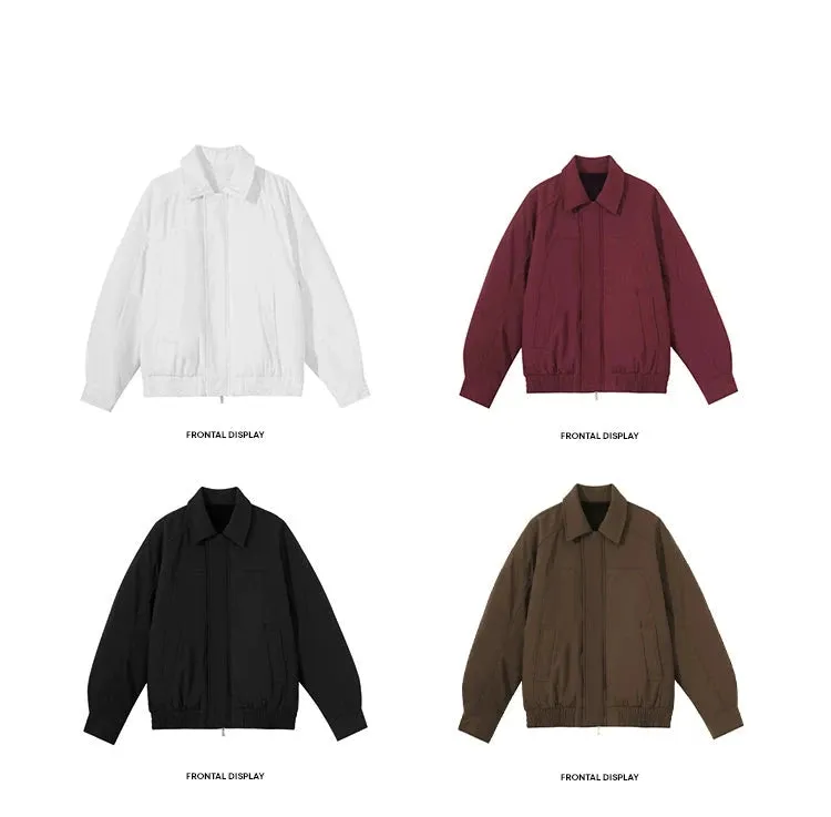 Lightweight Down Jacket with Velvet Lining