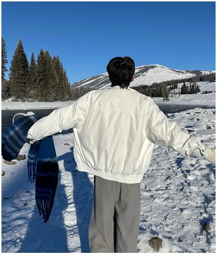 Lightweight Down Jacket with Velvet Lining