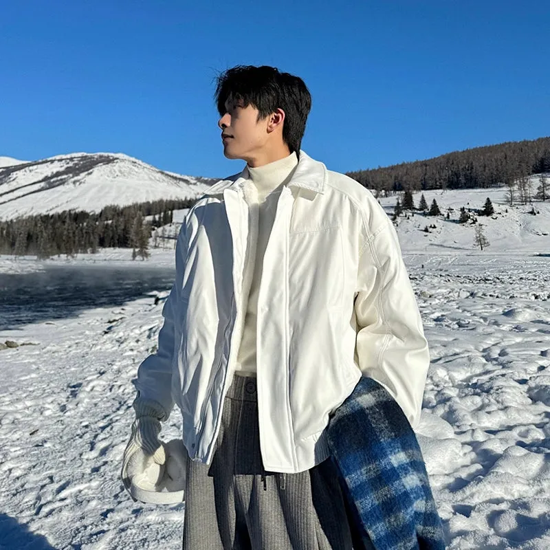 Lightweight Down Jacket with Velvet Lining