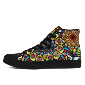 Luxury Gifts,Personalized Graffiti Design Sneakers, Custom Trendy High Top Shoes, Casual shoes,FN024-24025060